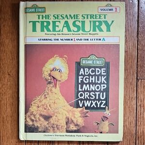 Vintage 1983 Sesame Street Treasury Volume 1 Book